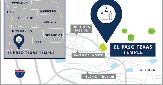Church announces location for El Paso Texas temple