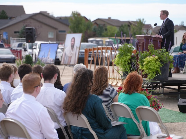 Colorado Springs temple groundbreaking held Saturday