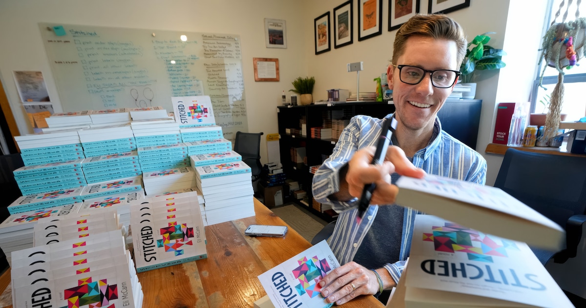 Ex-Mormon author's novel follows two gay men joining group of quilting women