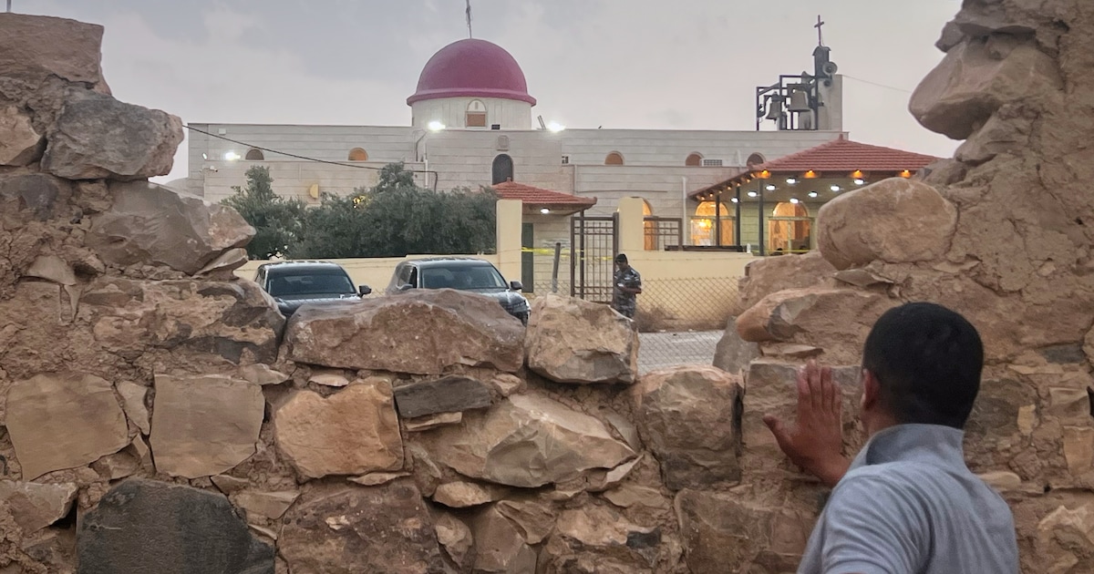 Gunmen kill at least seven at Christian church in Jordan during funeral