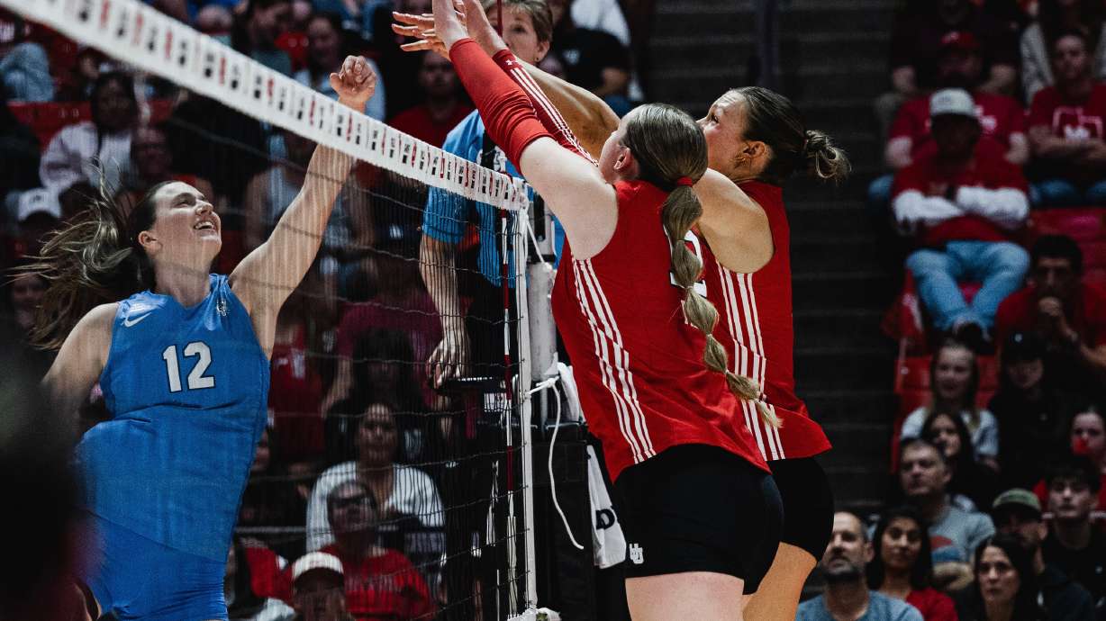 No. 14 BYU volleyball sweeps Utah in rivalry match