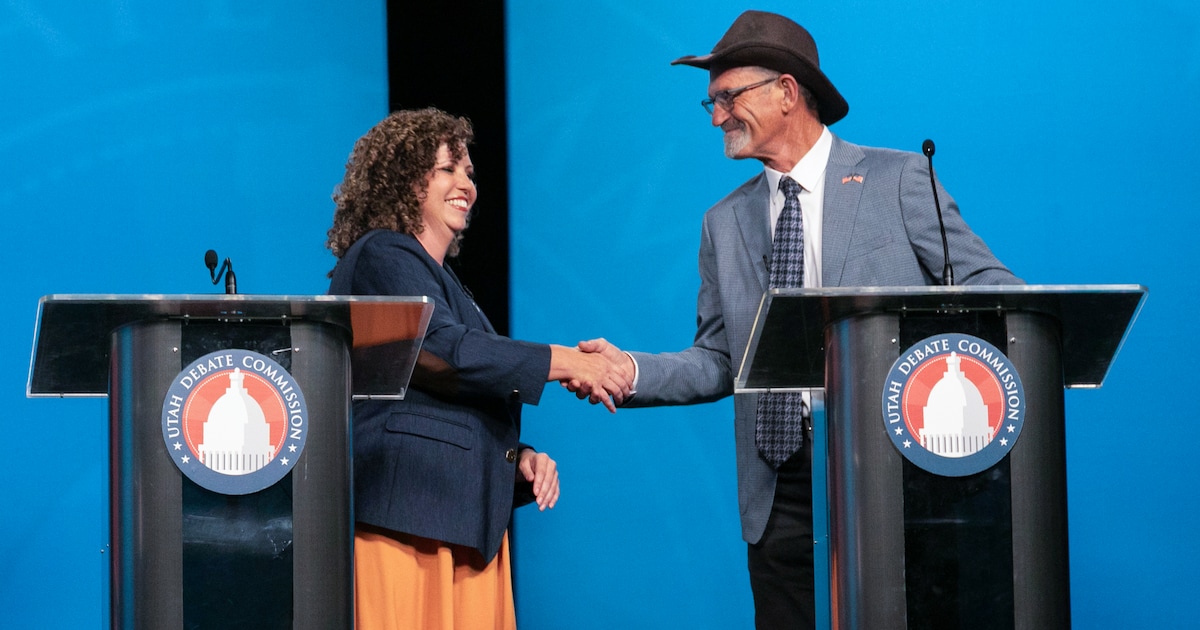 Maloy, Udell debate Colorado River, AI regulation in Utah 3rd District race